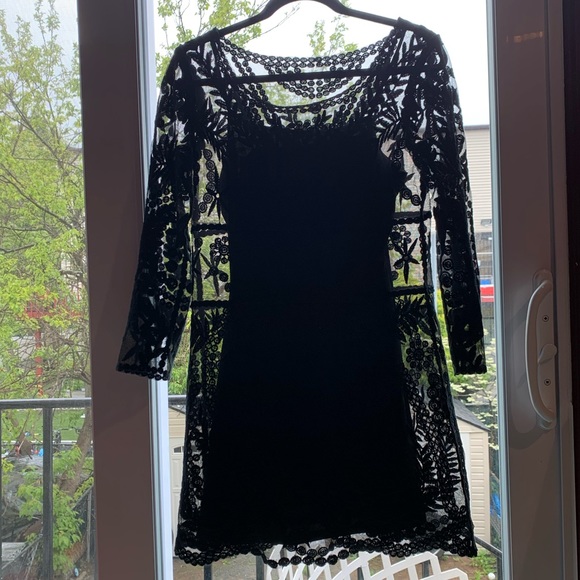 🌻4/20 Express Lace Mini dress - Picture 6 of 9